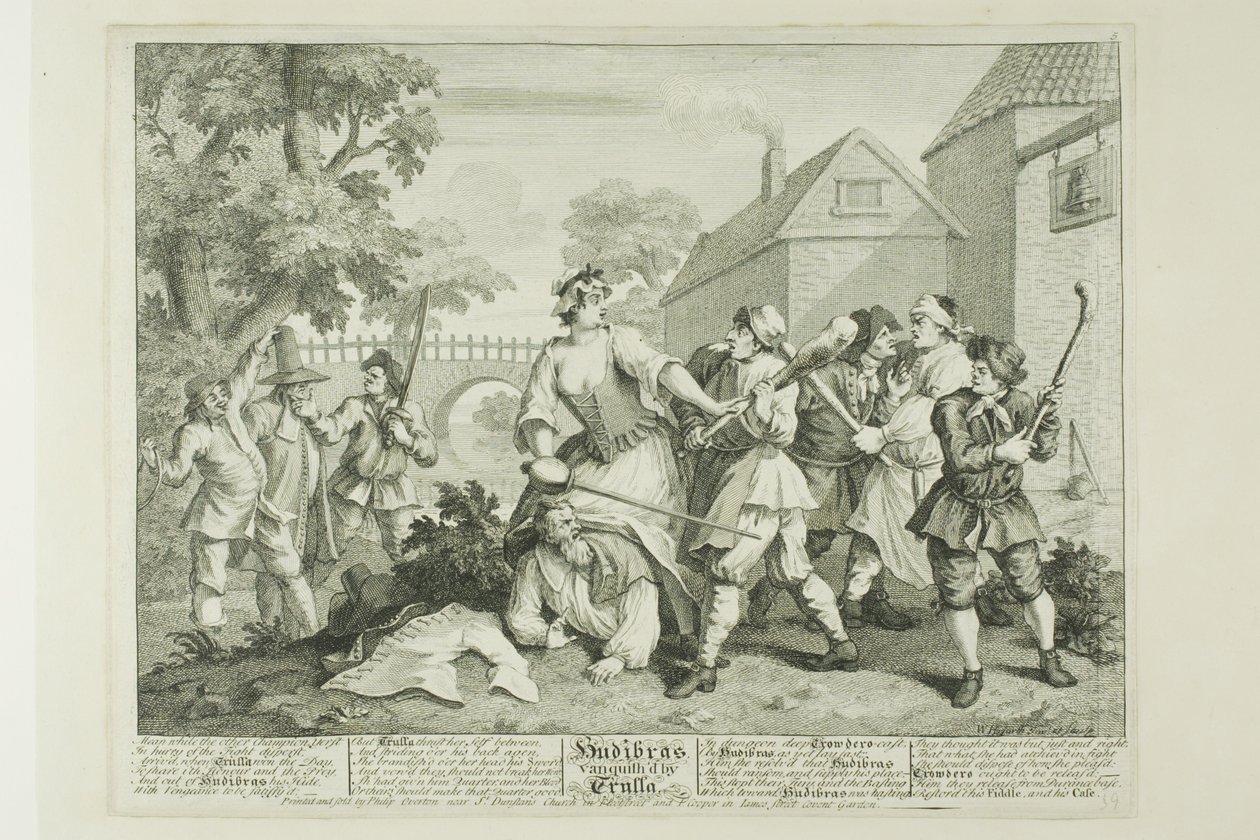 Hudibras Trulla Tarafından Yenildi, Hudibras