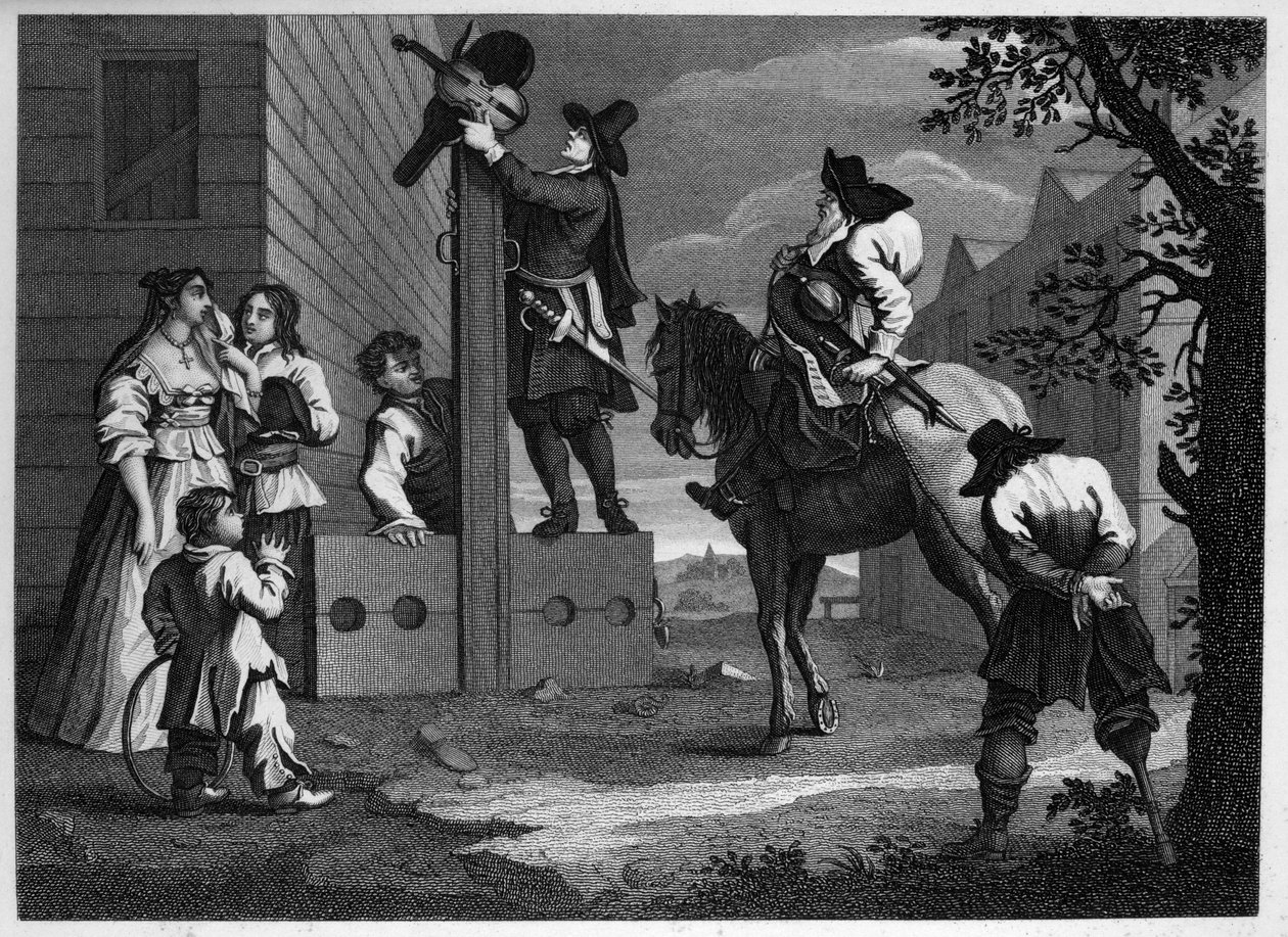 Hudibras ve Ralpho, mahkumları Crowdero