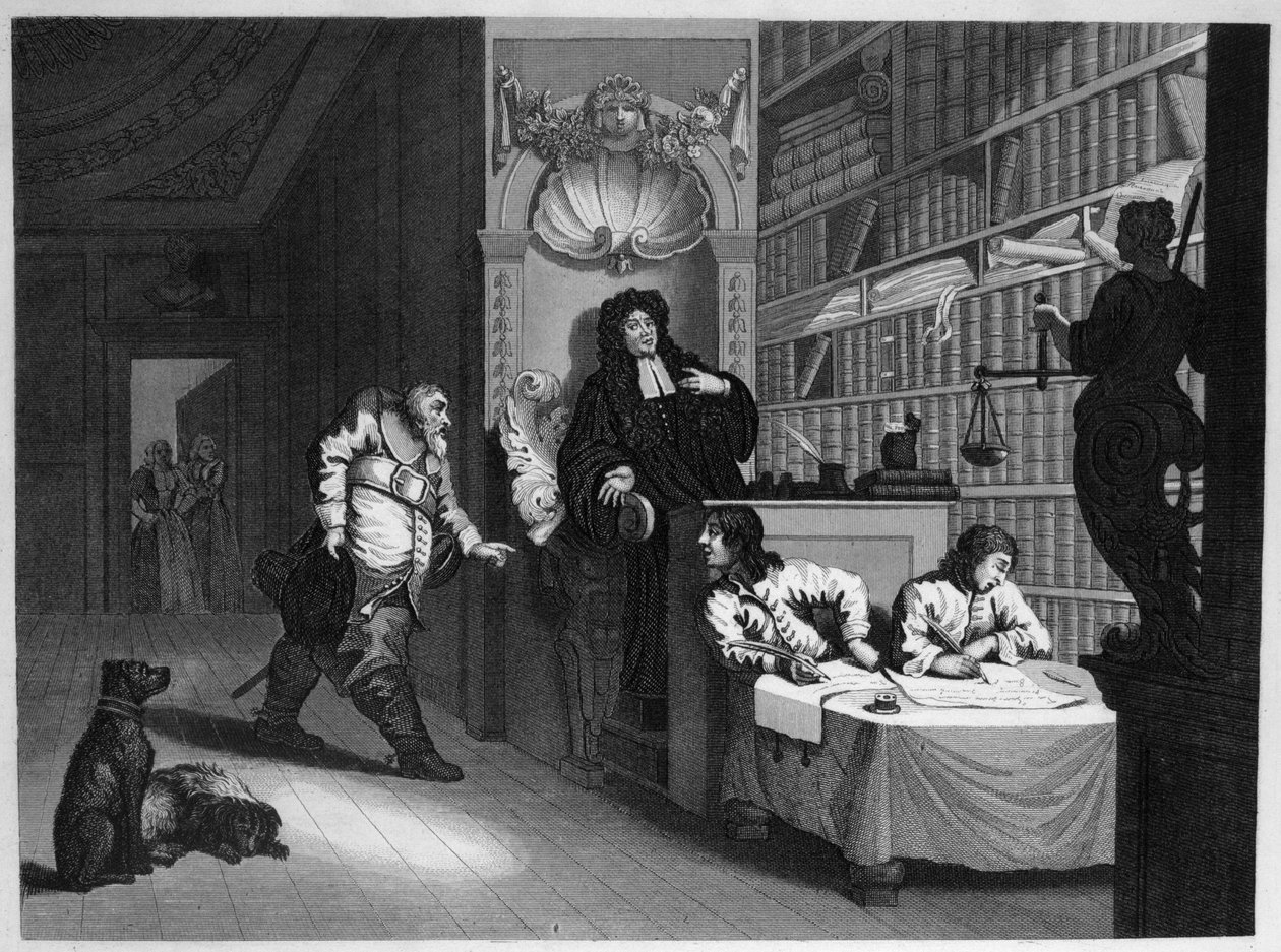 Hudibras ve Avukat by William Hogarth