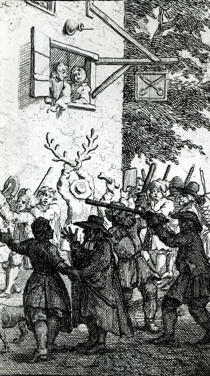 Bir Terziye Karşı Hullabaloo by William Hogarth