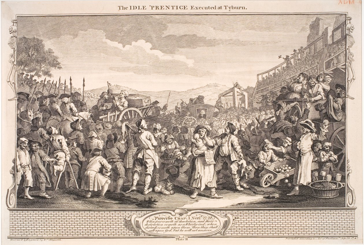 Sanayi ve Aylaklık by William Hogarth