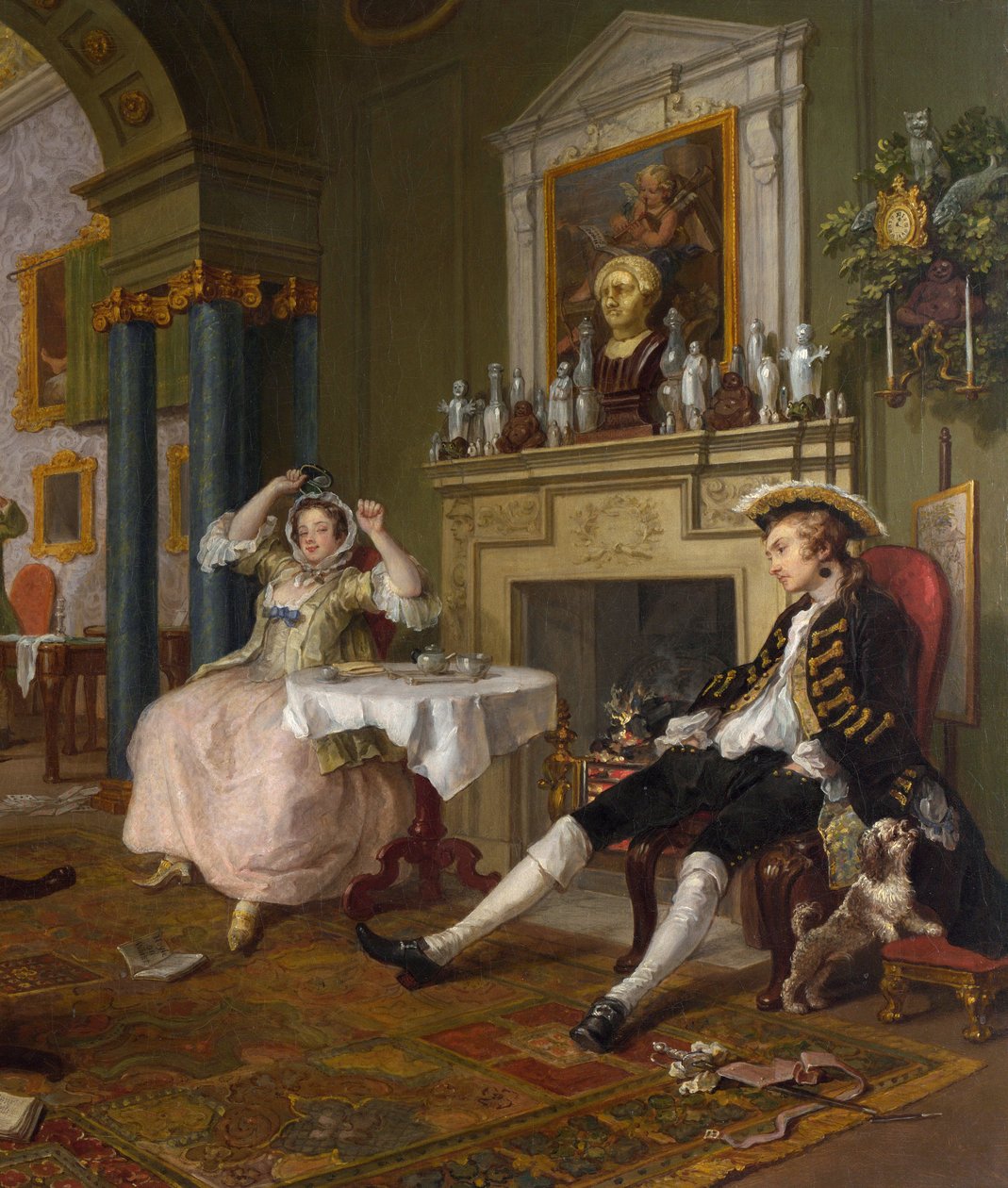 Marriage a la Mode:II- The Tete a Tete, c.1743 (4395