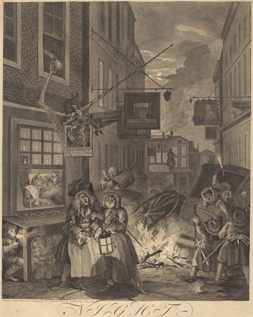 Gece by William Hogarth