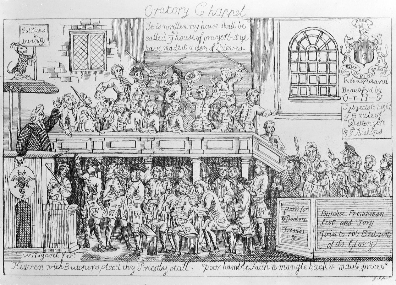 Hitabet Şapeli, c.1746 by William Hogarth