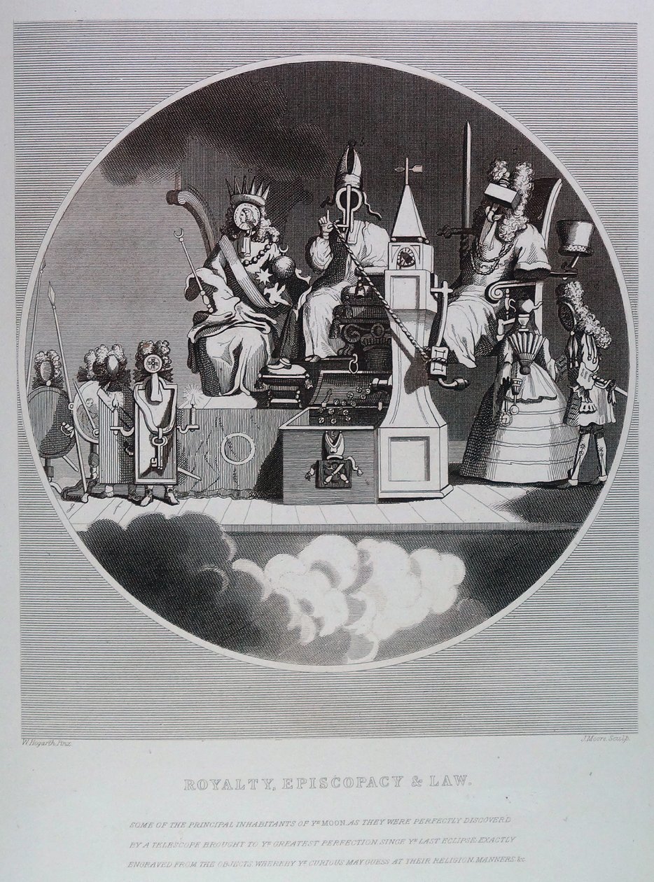 Kraliyet, Piskoposluk ve Hukuk by William Hogarth