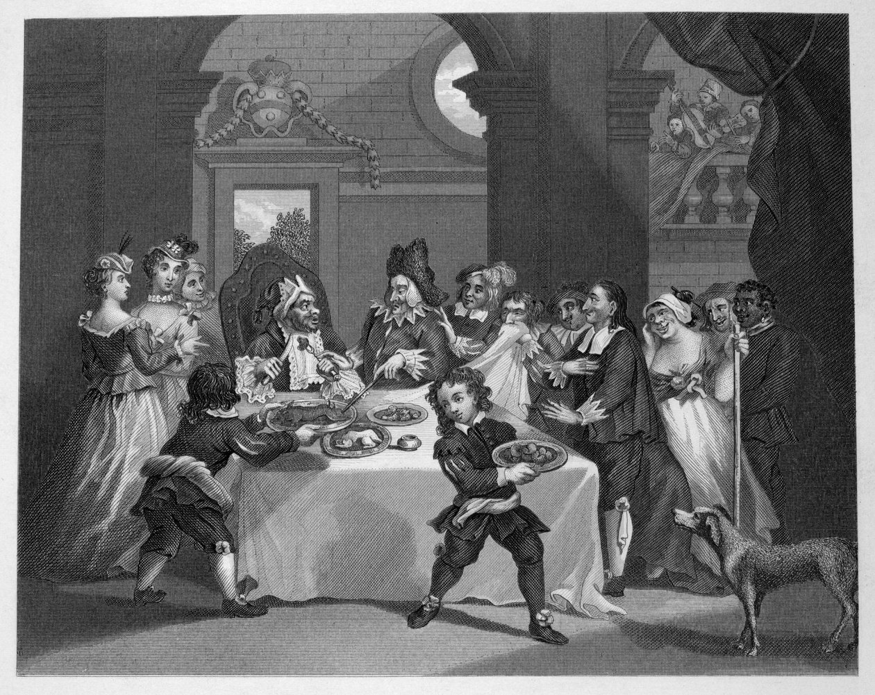 Sancho, Doktoru Tarafından Açlıktan Öldü by William Hogarth