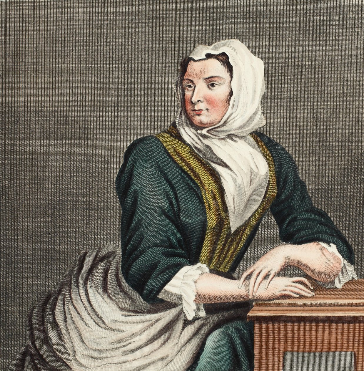 Newgate Hapishanesindeki Sarah Malcolm, 'Hogarth Restore Edildi: Ünlü William Hogarth'ın Bütün Eserleri, Thomas Cook tarafından yeniden oyulmuş', pub'dan bir örnek. 1812 (el boyaması gravür) by William Hogarth