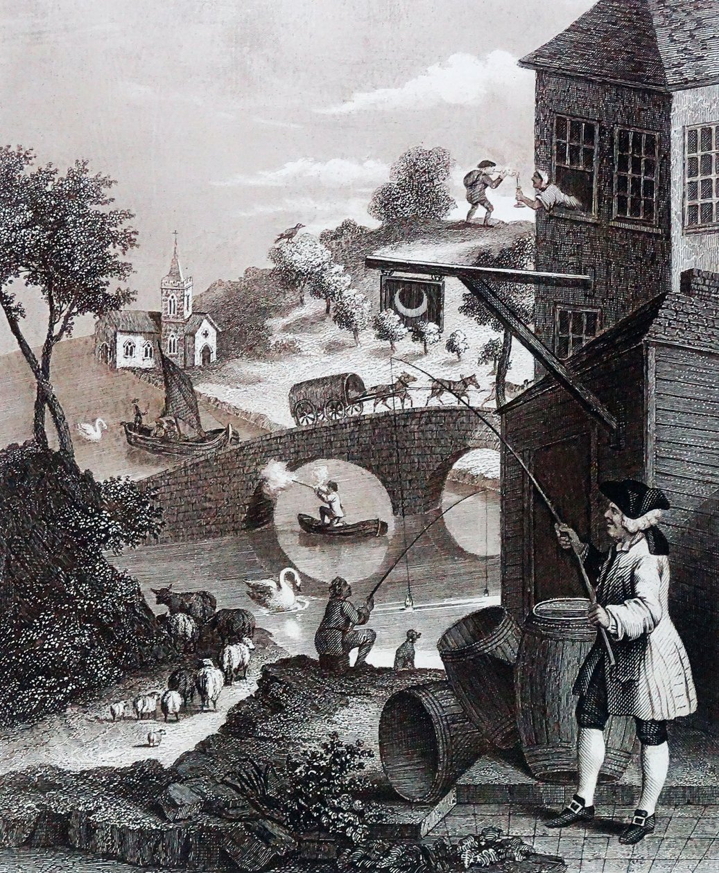 Yanlış Perspektif Üzerine Hiciv by William Hogarth