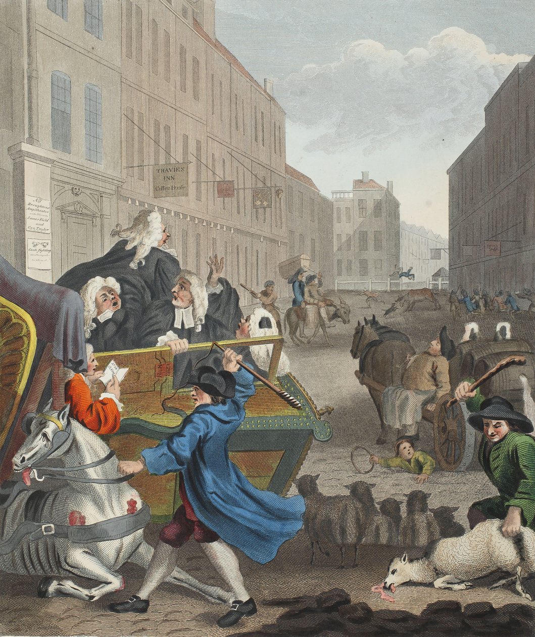 Zulüm'ün ikinci aşaması, 'Hogarth Restore Edildi: Thomas Cook tarafından yeniden oyulmuş ünlü William Hogarth'ın Bütün Eserleri'nden bir örnek, pub. 1812 (el boyaması gravür) by William Hogarth