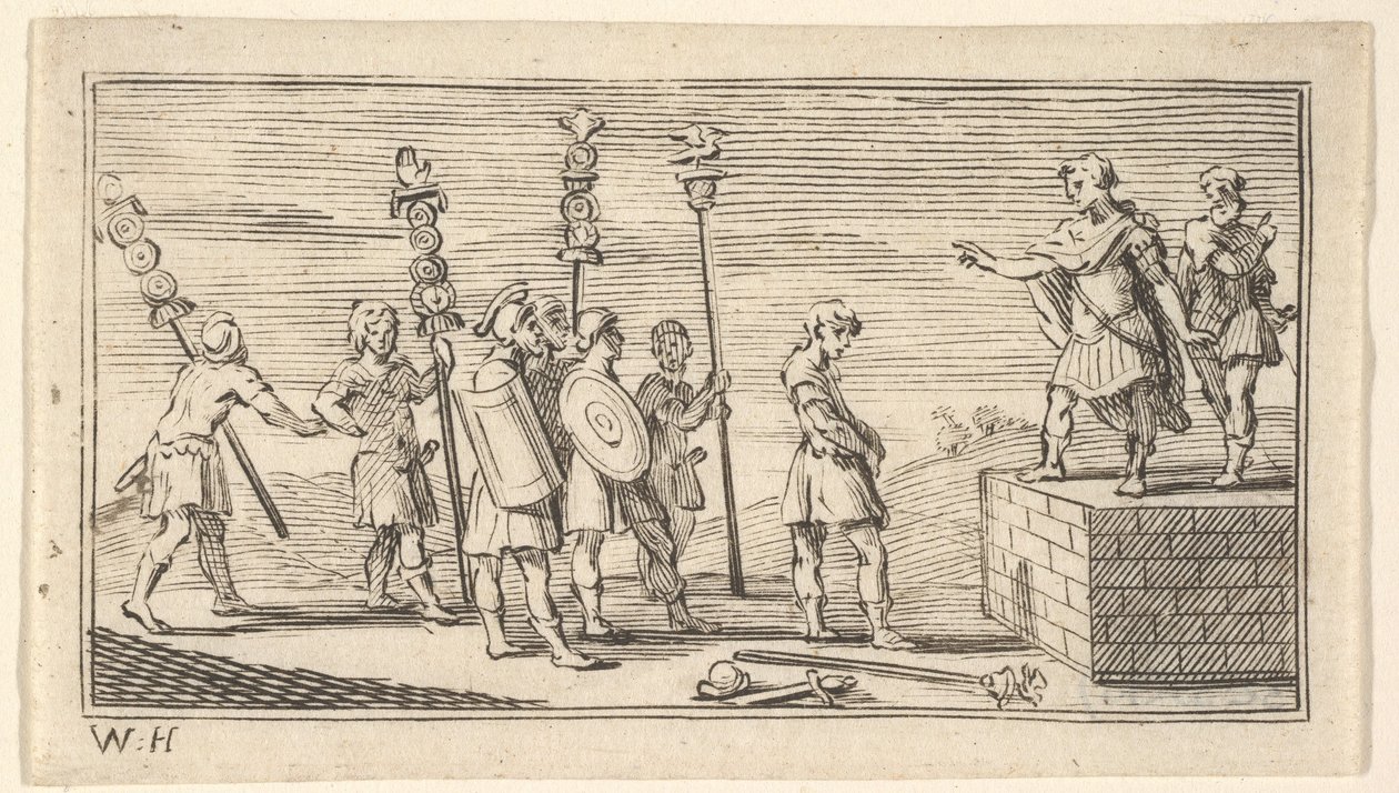 Utanç Verici Tahliye John Beaver, Roma Askeri Cezaları, 1725, 1725