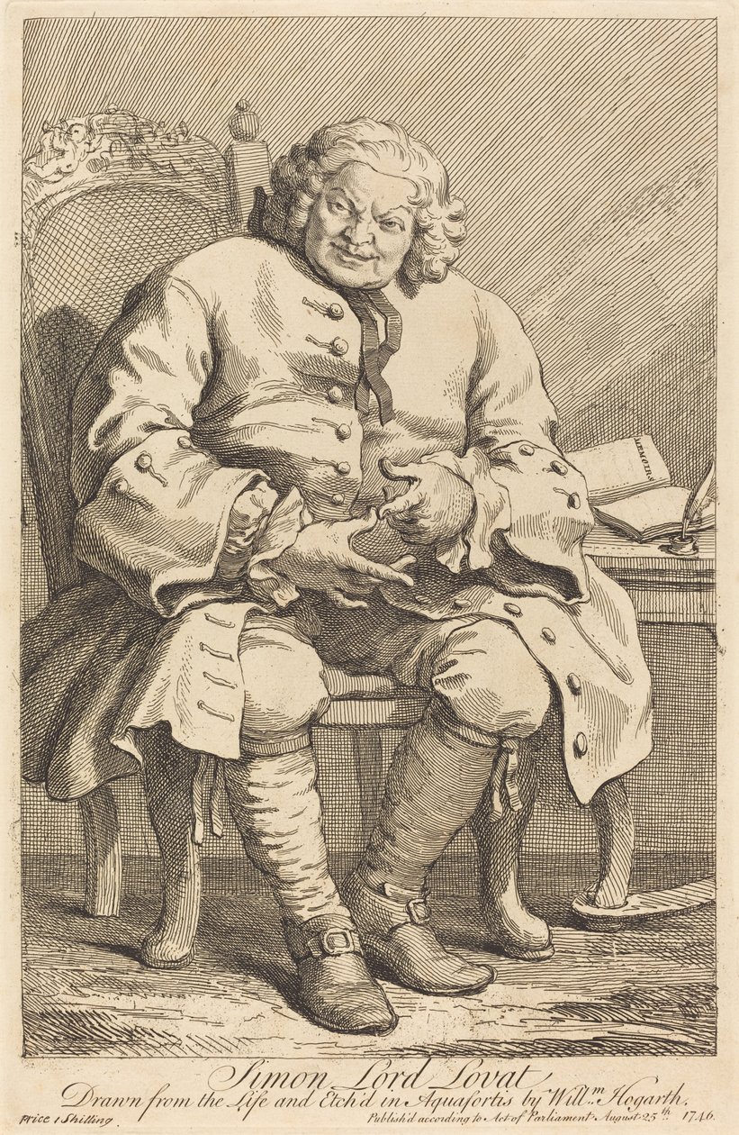 Simon Lord Lovat by William Hogarth