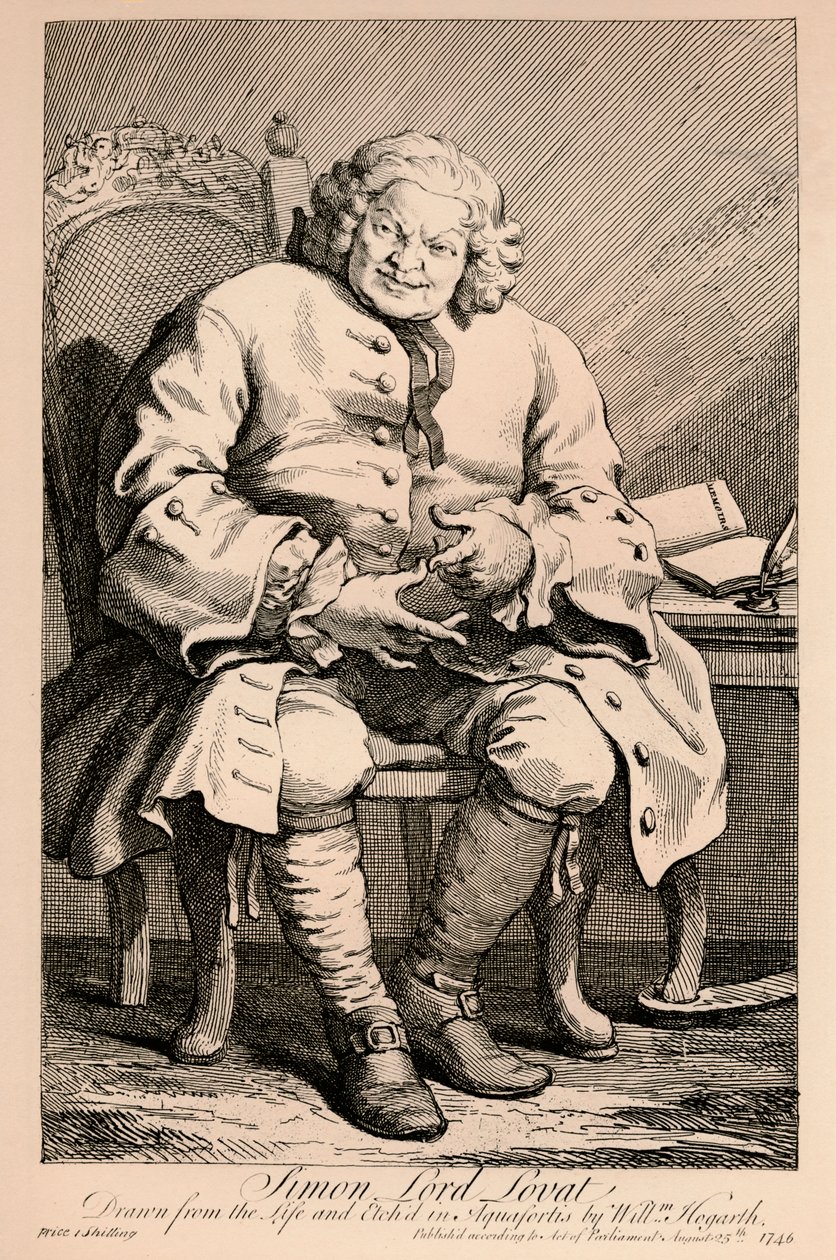 Simon, Lord Lovat, 1746 by William Hogarth