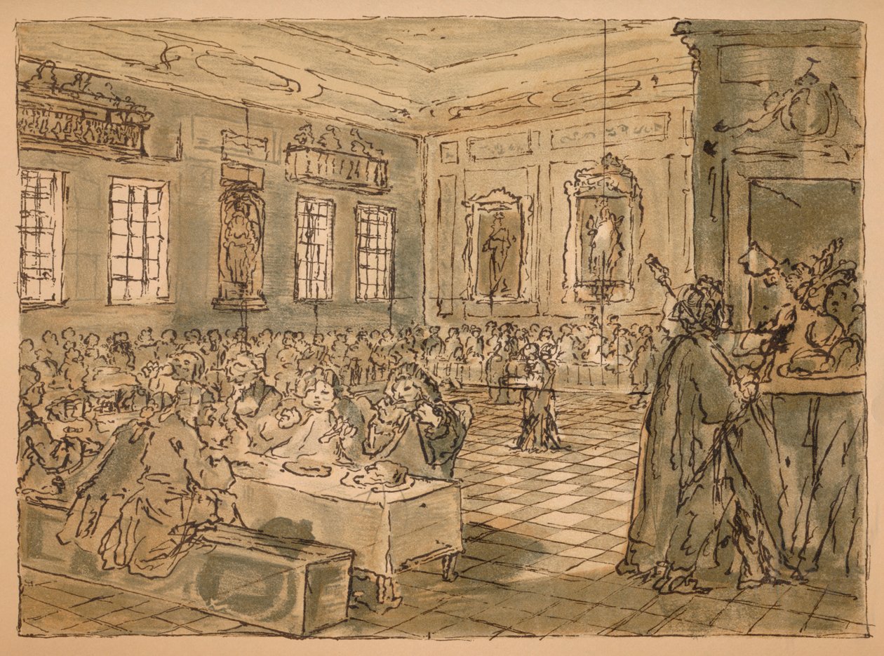 Sanayi ve Aylaklık için Eskiz - Levha VIII, 1747 by William Hogarth