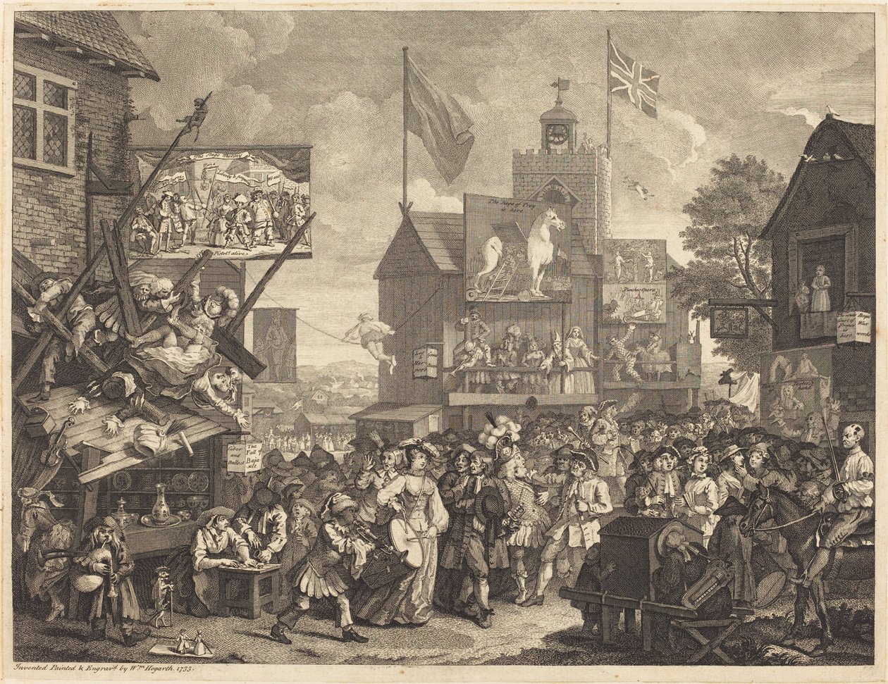 Southwark Fuarı by William Hogarth