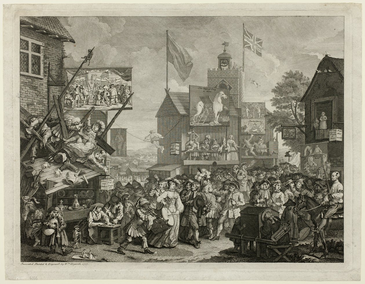 Southwark Fuarı by William Hogarth