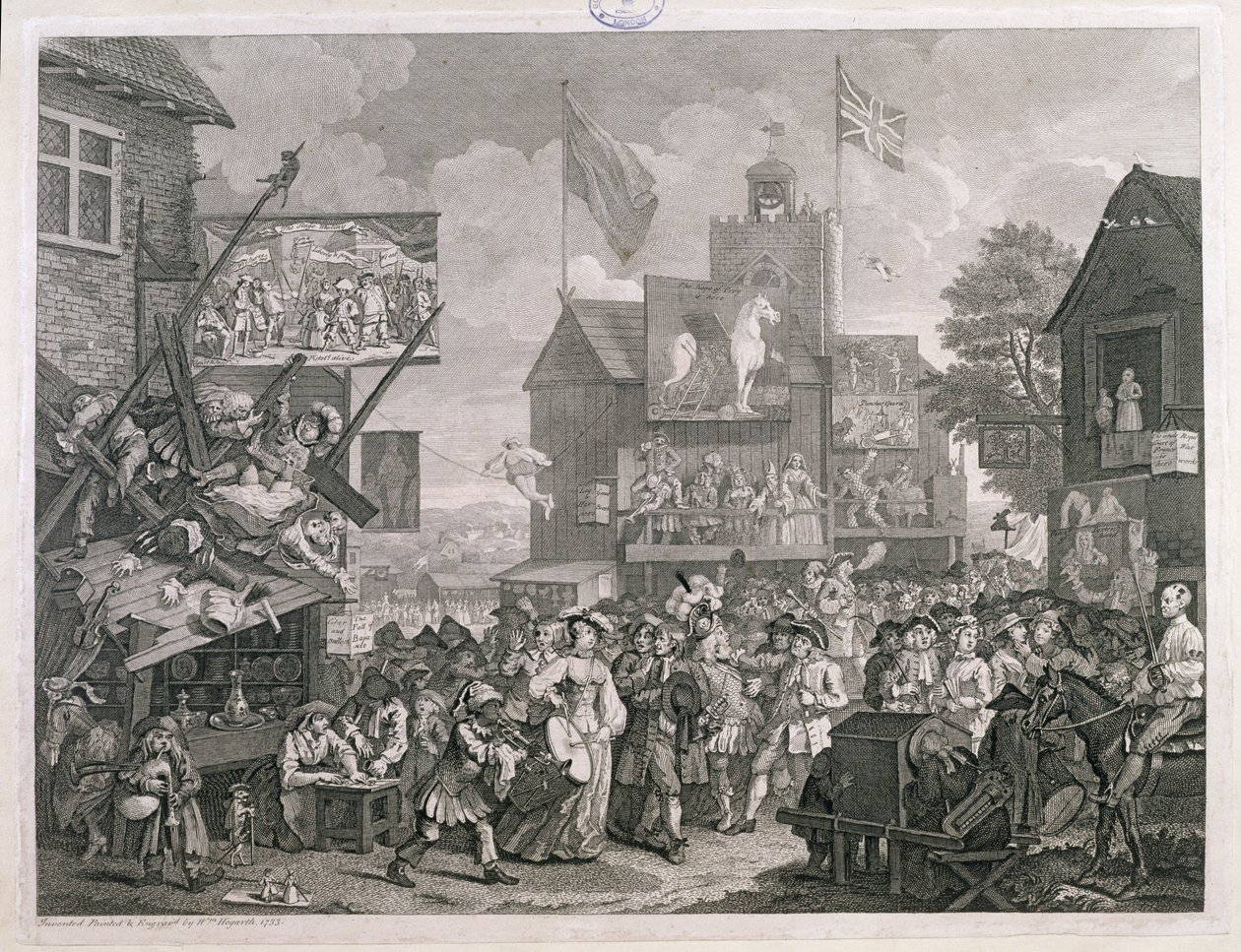Southwark Fuarı by William Hogarth