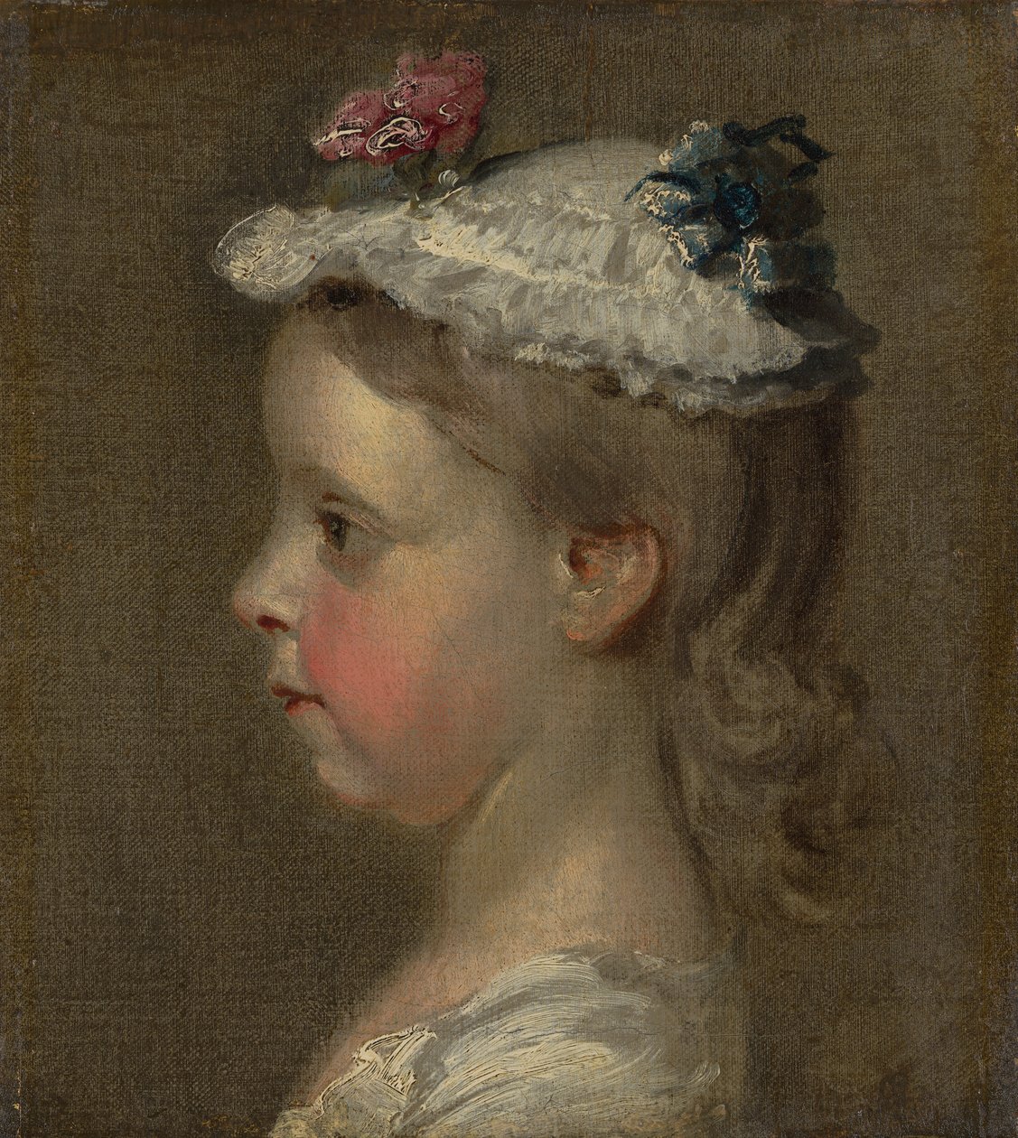Bir Kızın Kafası Çalışması by William Hogarth