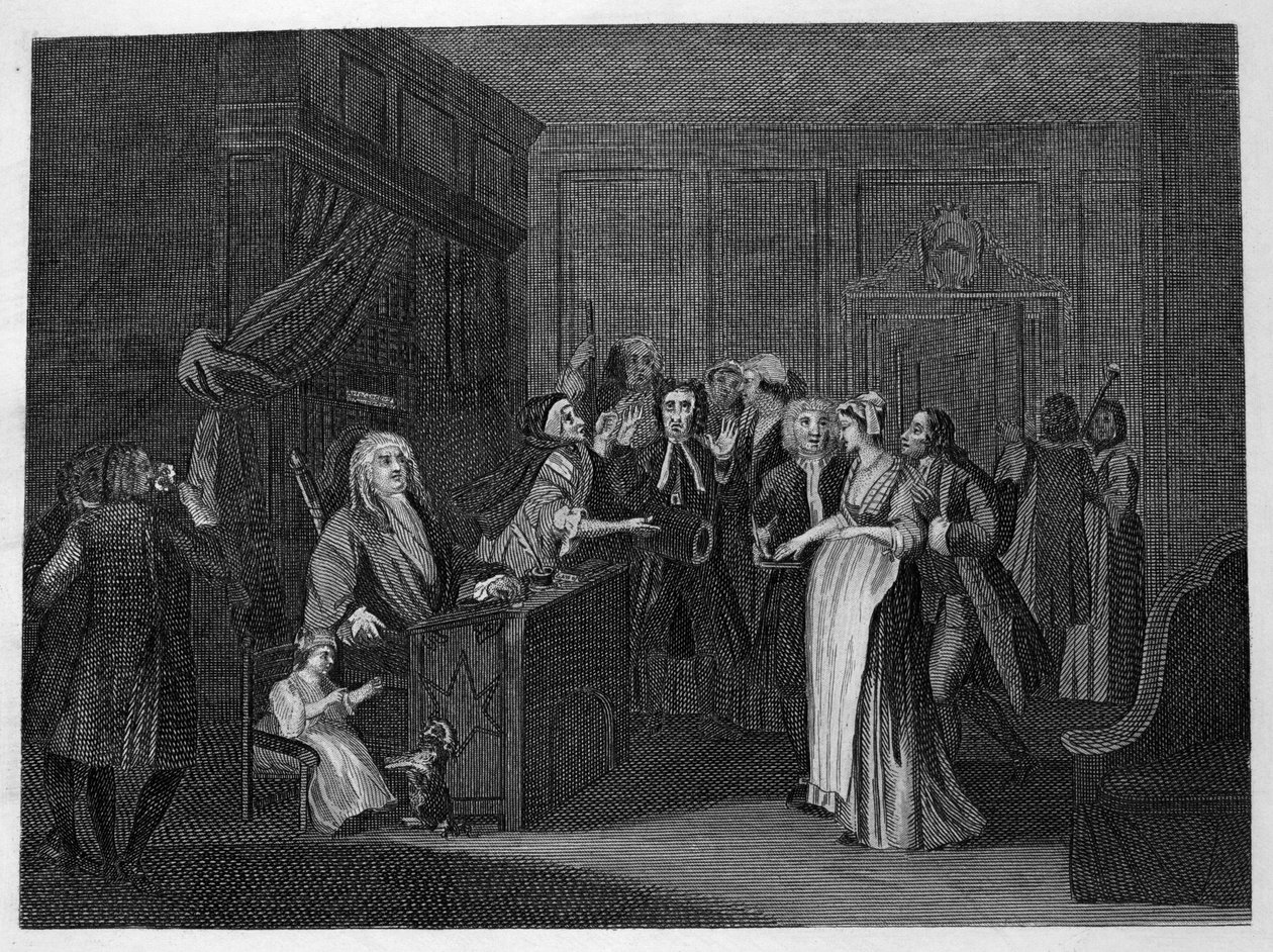 çocuk küfür etmek by William Hogarth