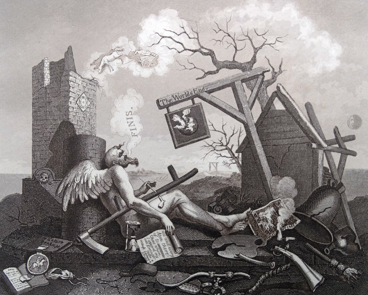Kuyruk Parçası veya Bathos by William Hogarth