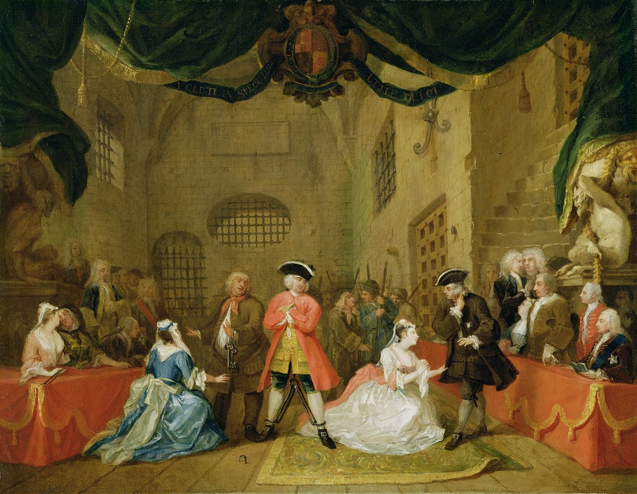 Dilenci Operası, Sahne III, Perde XI by William Hogarth