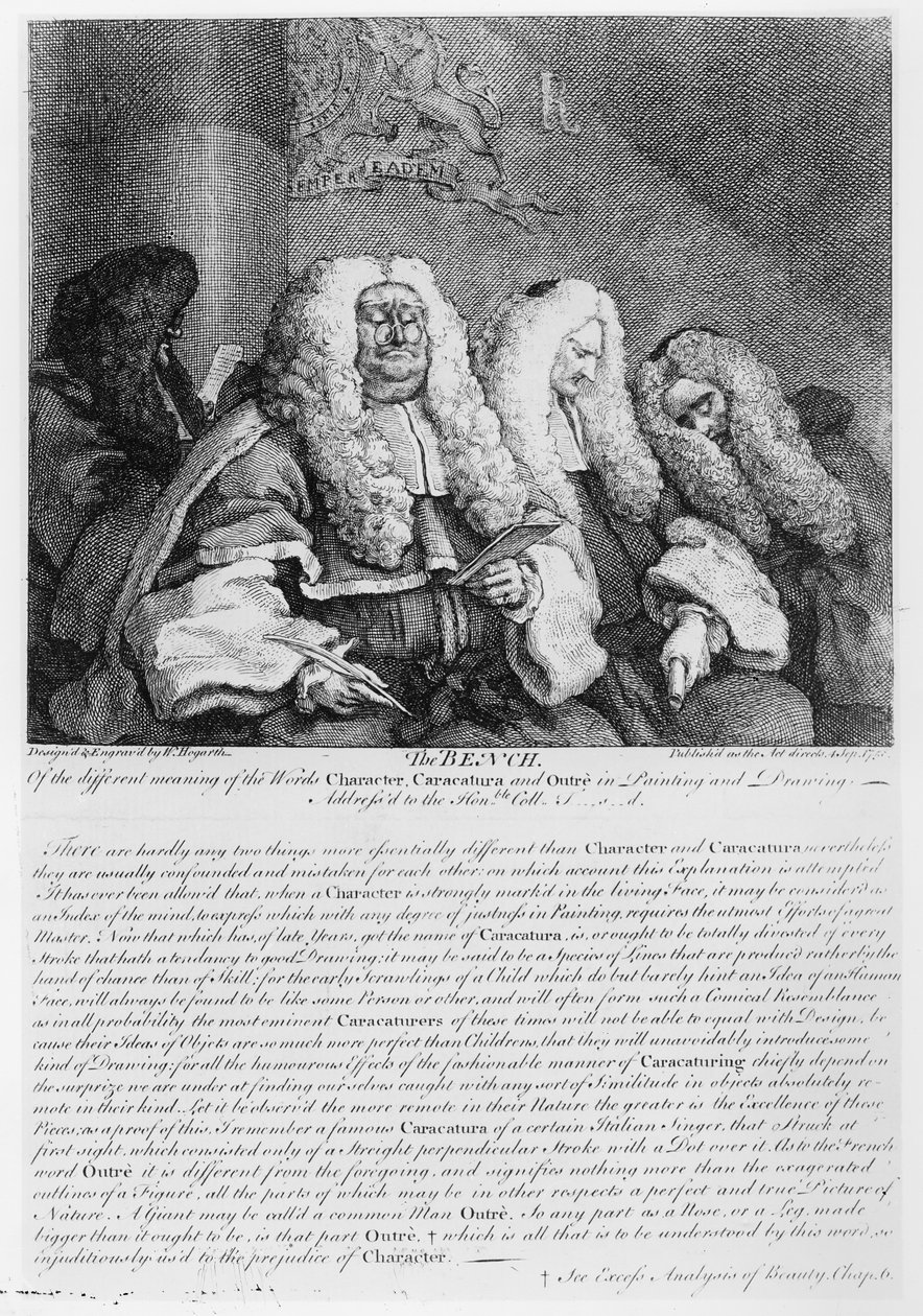 Bank, 1758 by William Hogarth