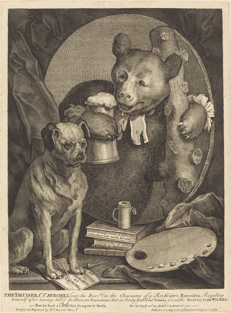 Bruiser by William Hogarth