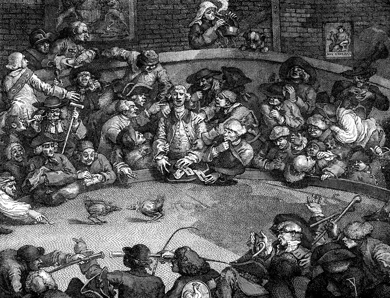 Kokpit, 1759. by William Hogarth