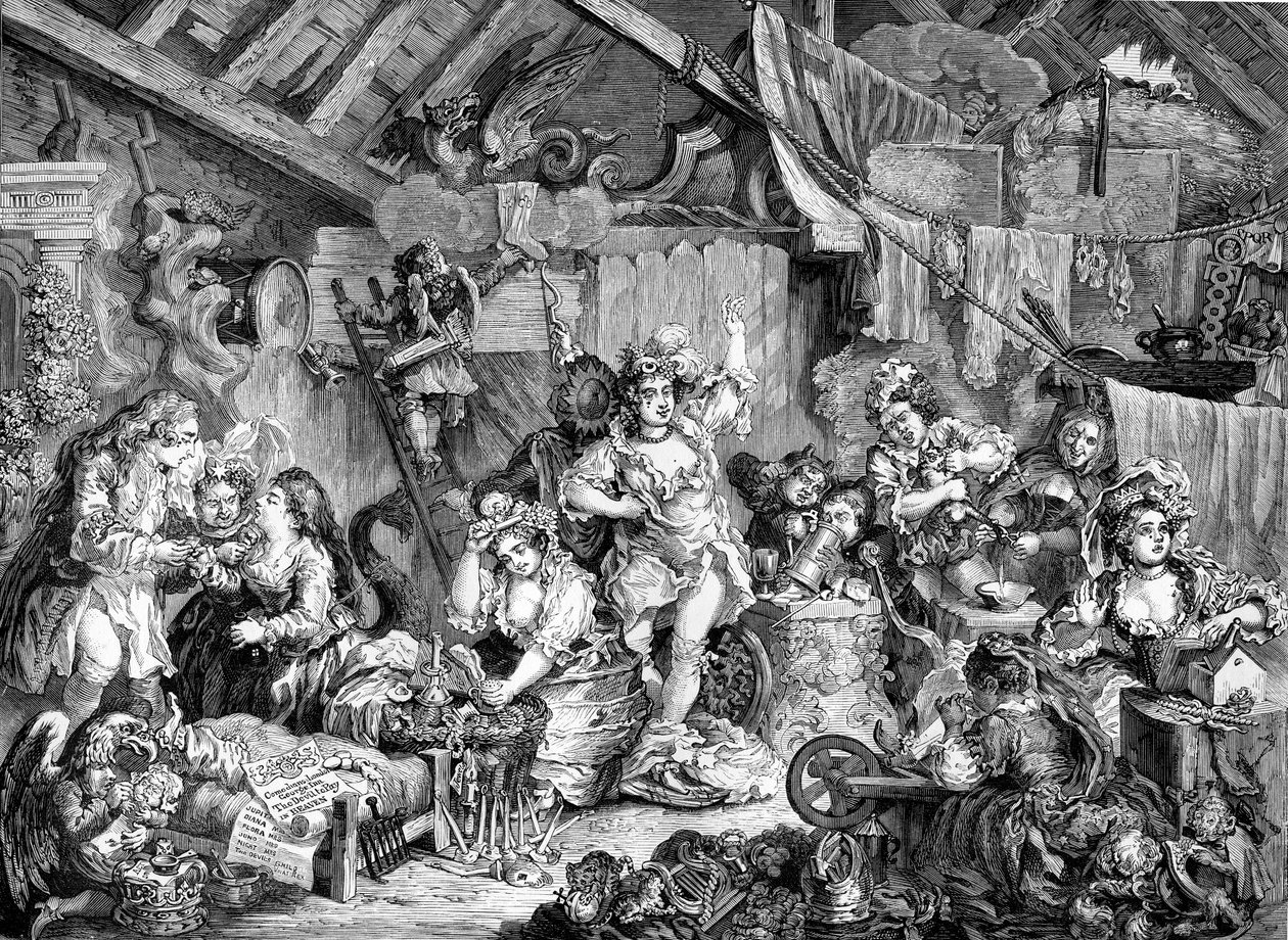 Bebek Arabası Şirketi, William Hogarth by William Hogarth