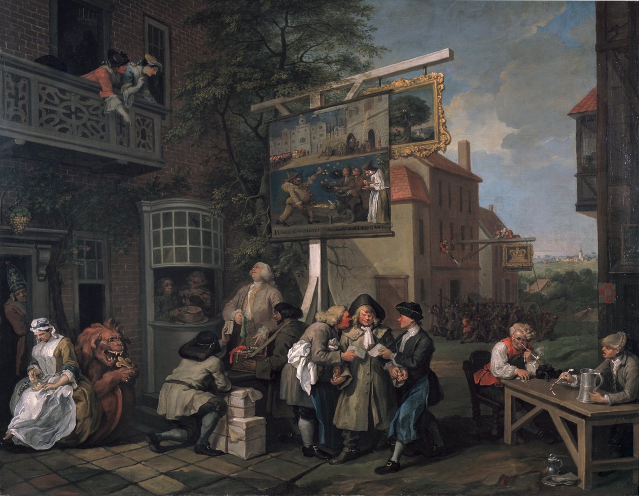 Seçim II: Oyların Toplanması, 1754-55 by William Hogarth
