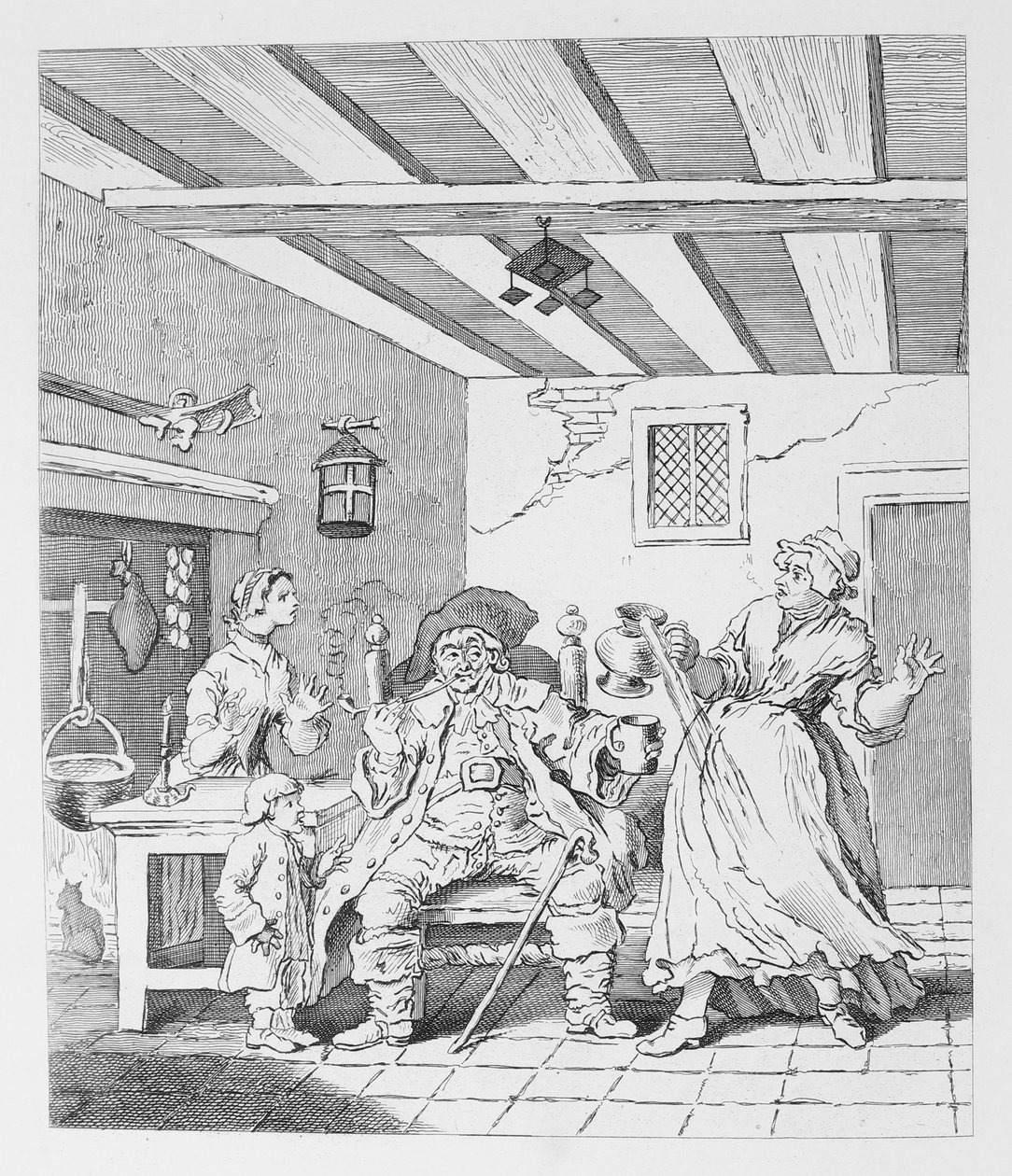 Çiftçiler Geri Dönüyor by William Hogarth