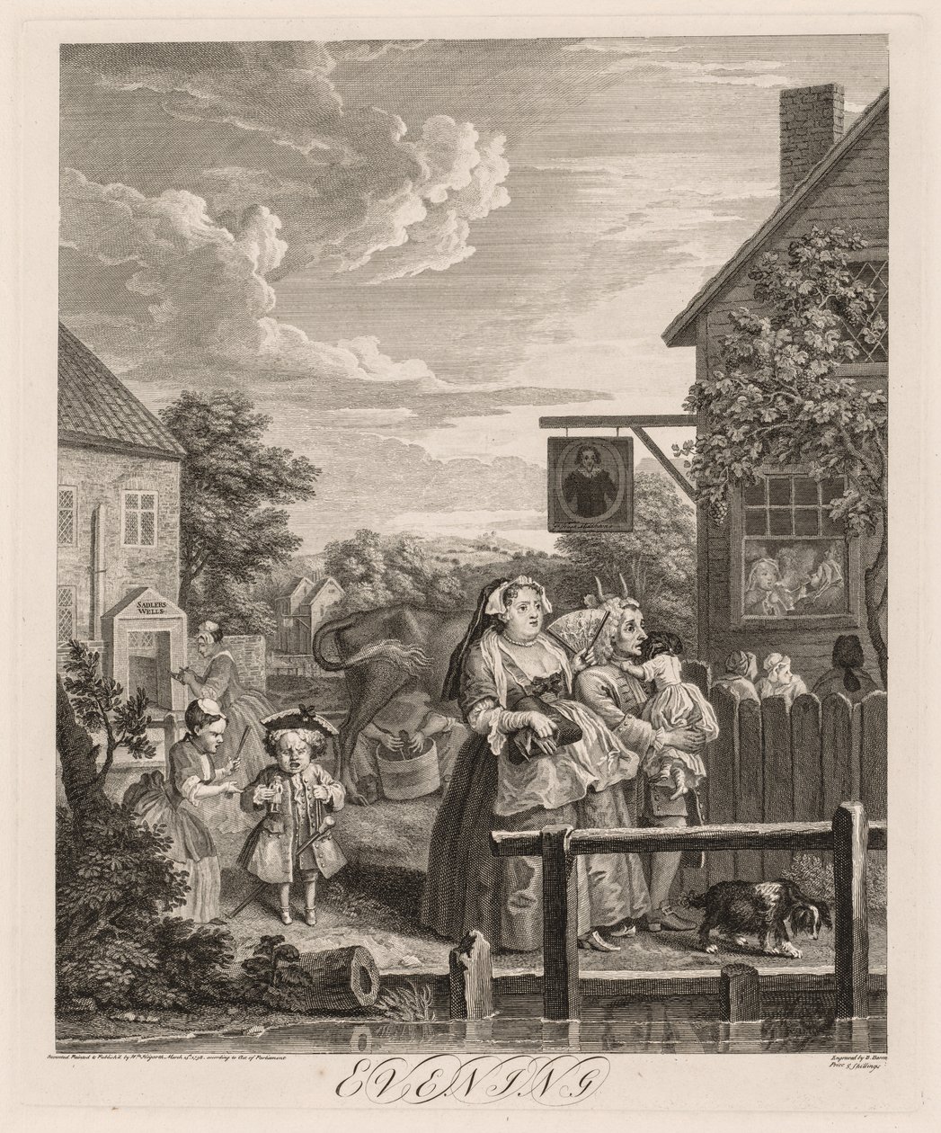 Günün Dört Saati: Akşam by William Hogarth