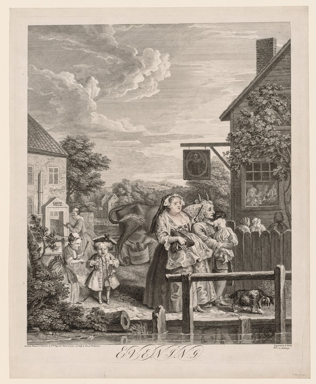 Günün Dört Saati: Akşam by William Hogarth