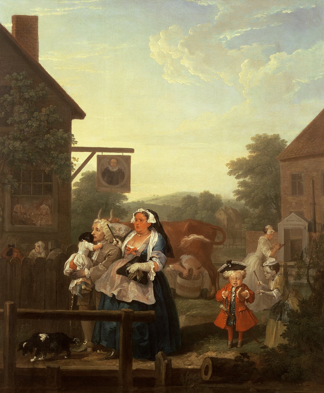 Günün Dört Vakti: Akşam, 1736 by William Hogarth