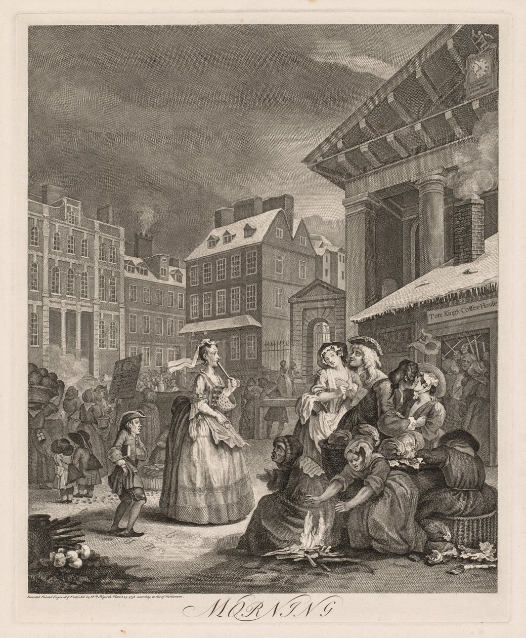 Günün Dört Saati: Sabah by William Hogarth