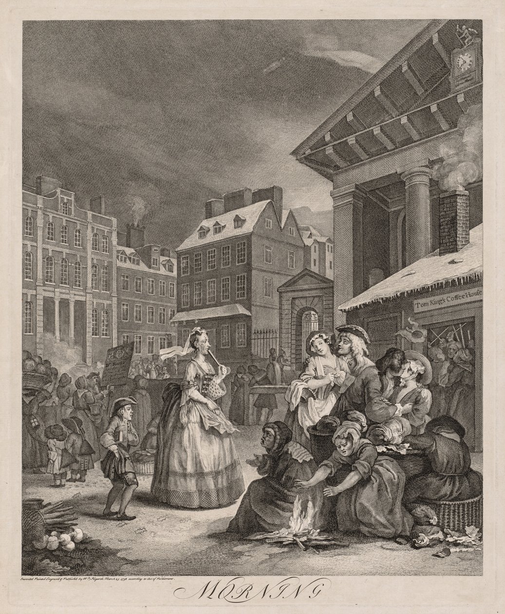 Günün Dört Saati: Sabah by William Hogarth
