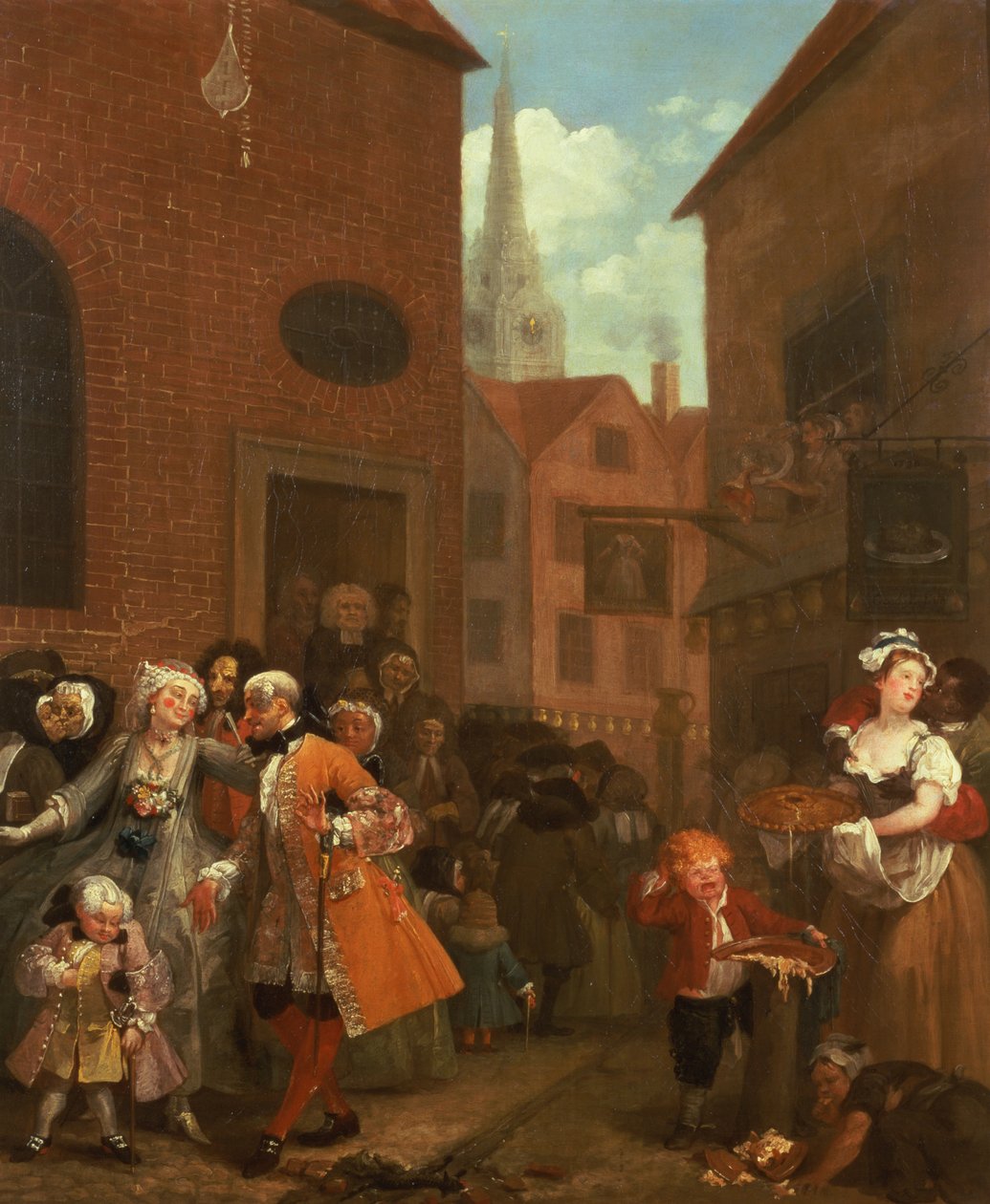 Günün Dört Vakti: Öğlen, 1736 by William Hogarth