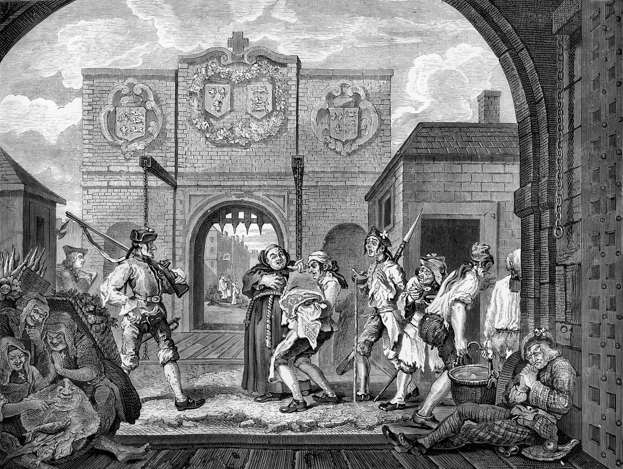 Calais Kapıları, William Hogarth by William Hogarth