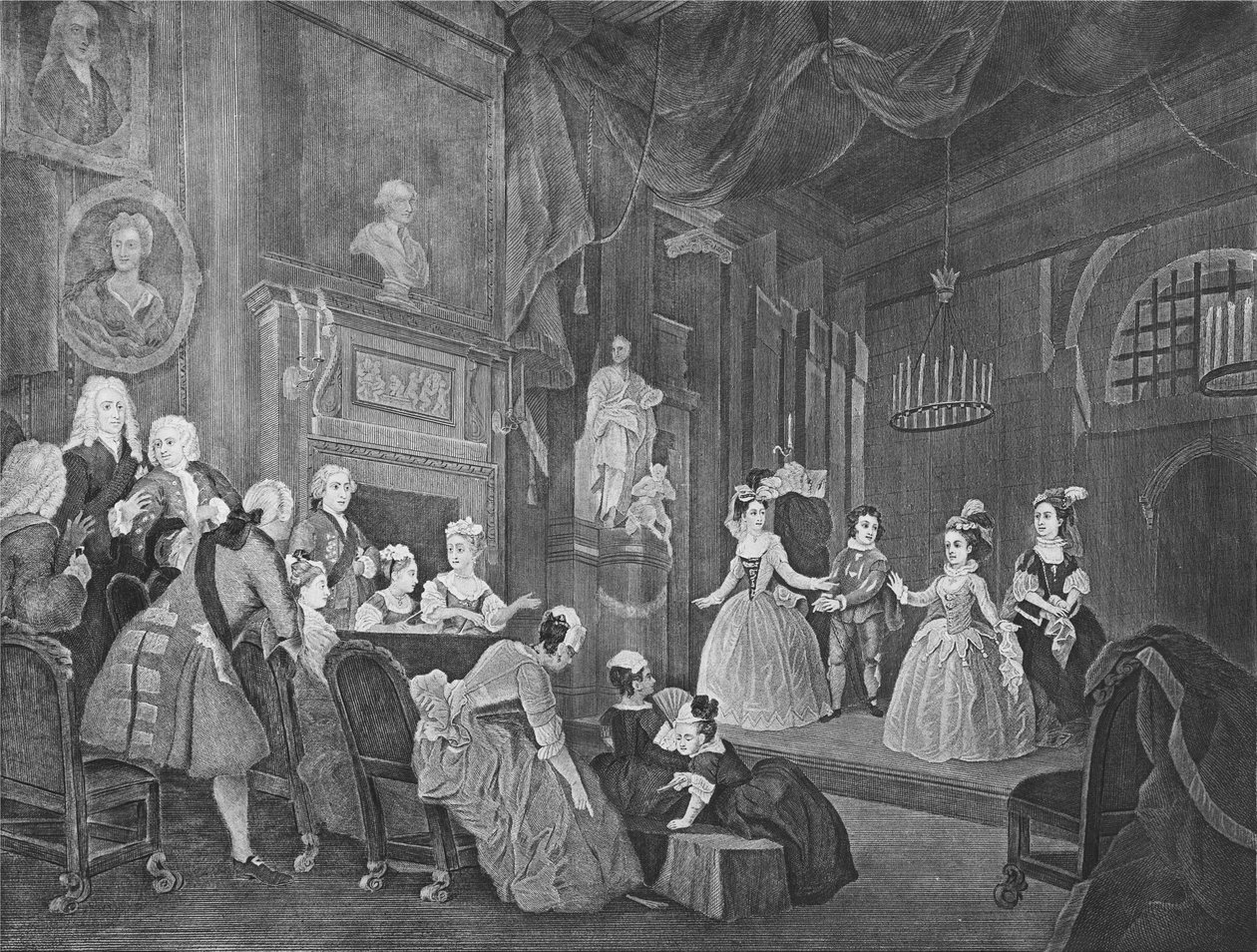 Robert Dodd tarafından kazınmış Hint İmparatoru by William Hogarth