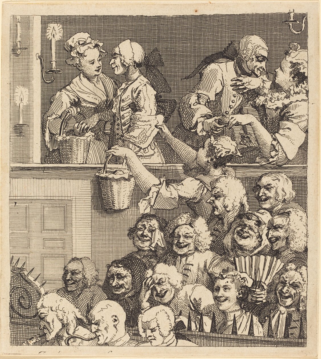 Gülen Seyirci by William Hogarth
