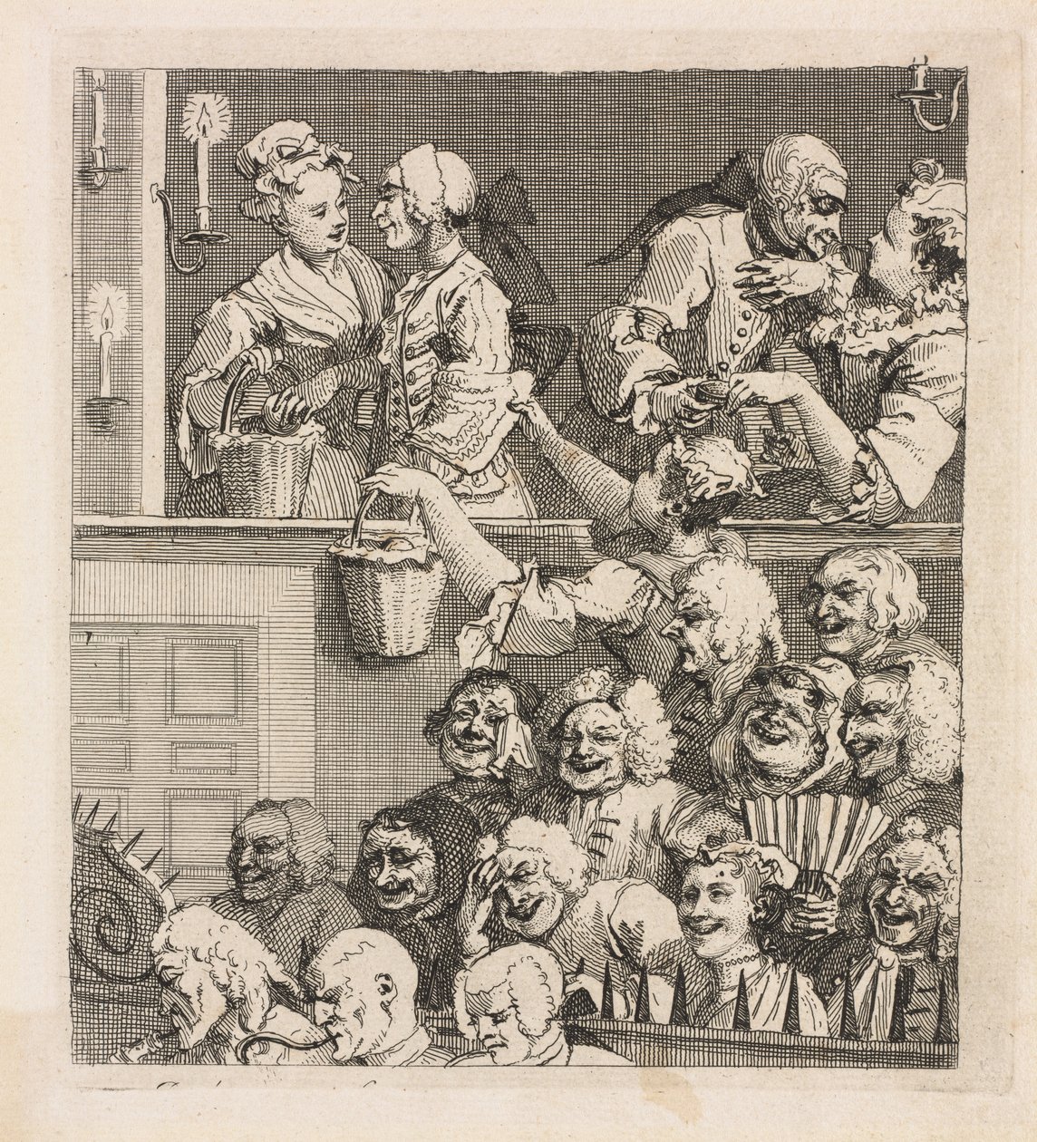 Gülen Seyirci by William Hogarth