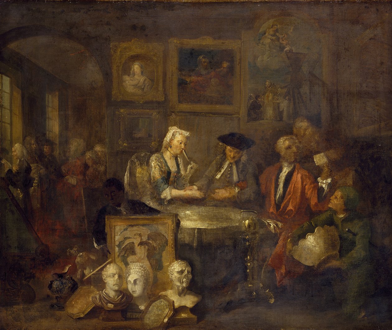 Evlilik Sözleşmesi, 1743 by William Hogarth