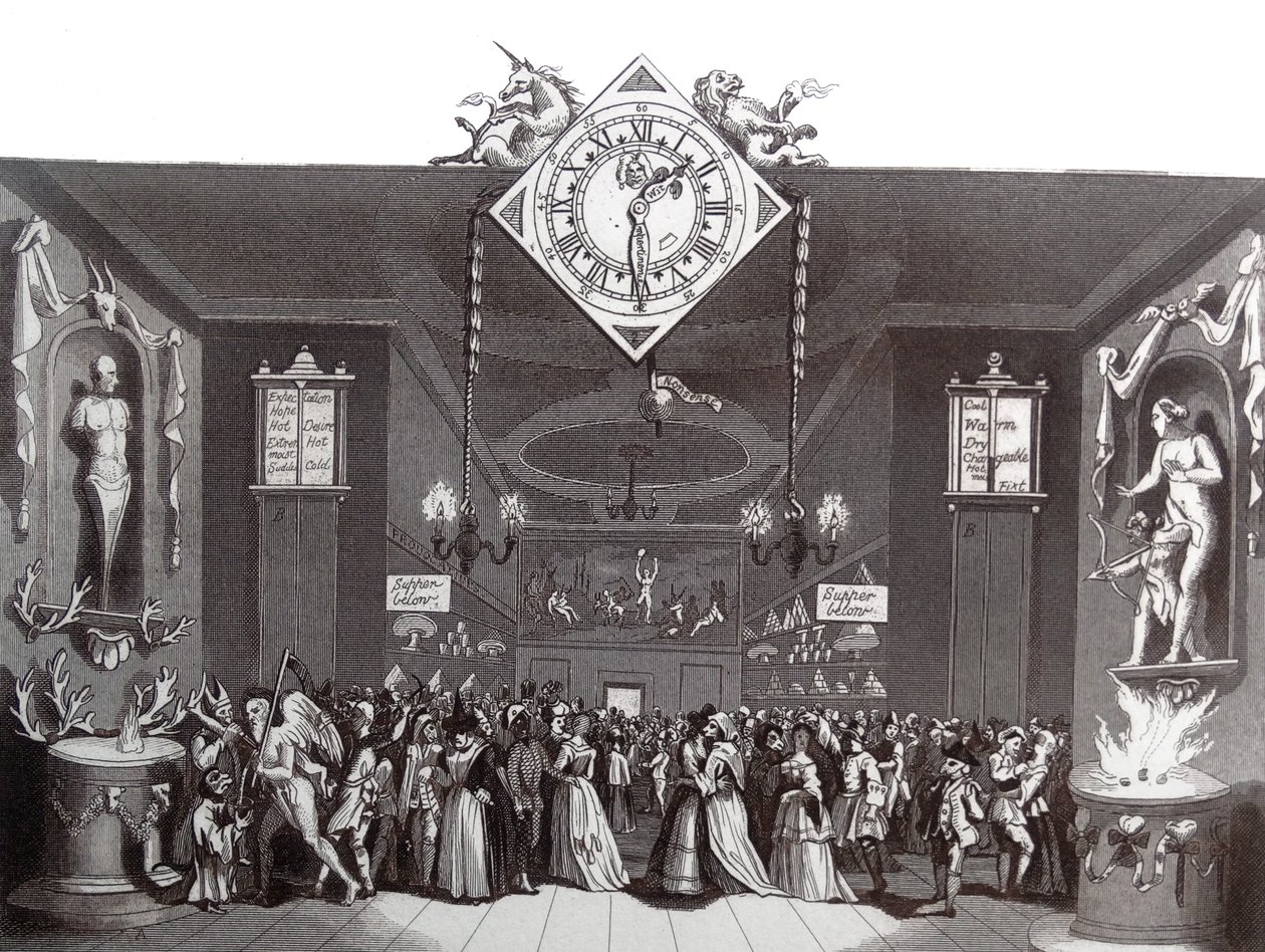 Maskeli Balo Bileti by William Hogarth