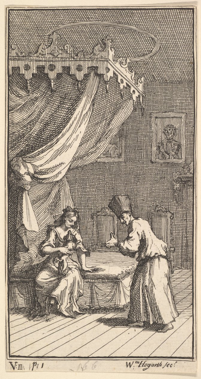The New Metamorphosis, Plate 5: Fantasio, Lapdog