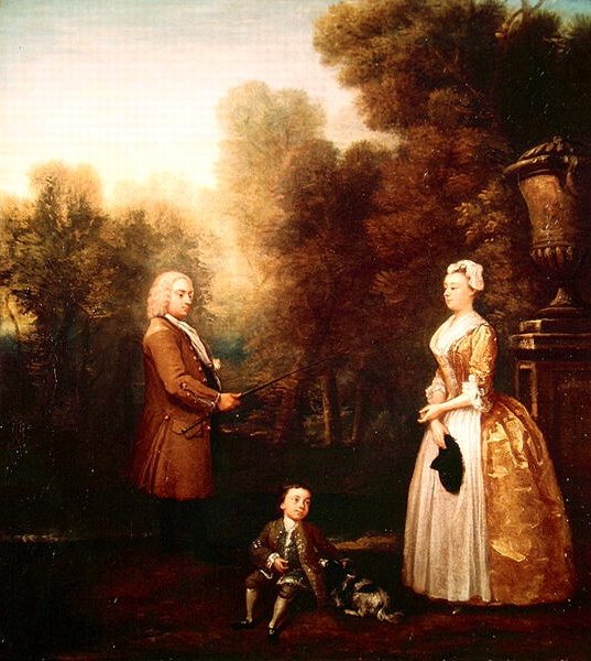 Pascall Ailesi (tuval üzerine yağlı boya) by William Hogarth