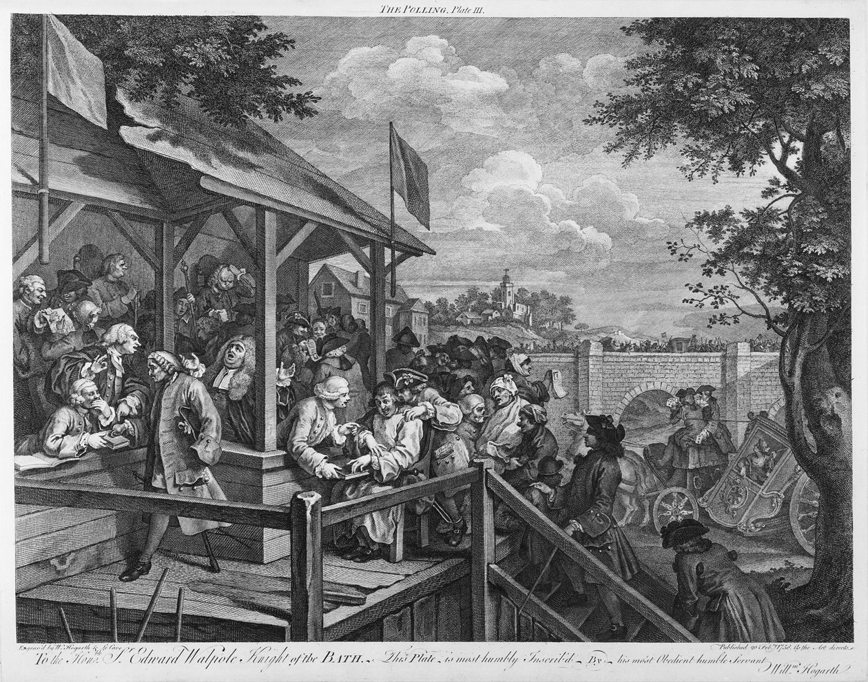 Anket, 1758 by William Hogarth