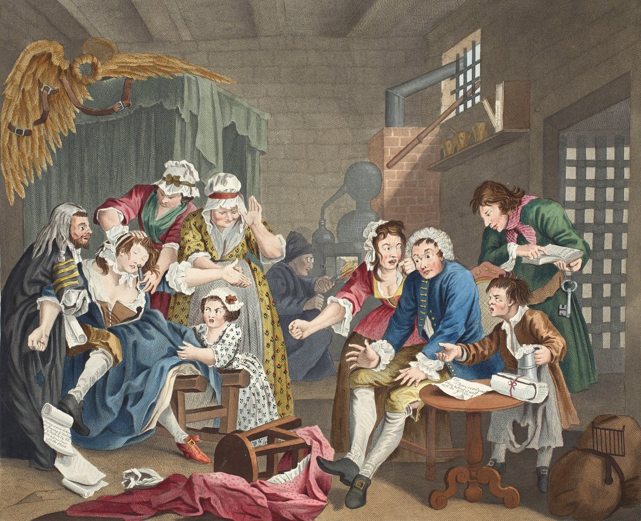 Hapishanedeki Tırmık, plaka VII, 