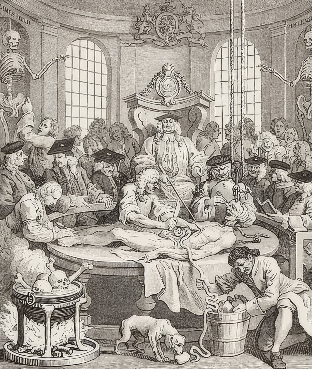 Zulmün Ödülü. Gönderen: Zalimliğin Dört Aşaması / Zulümün dört aşaması. 1751 by William Hogarth