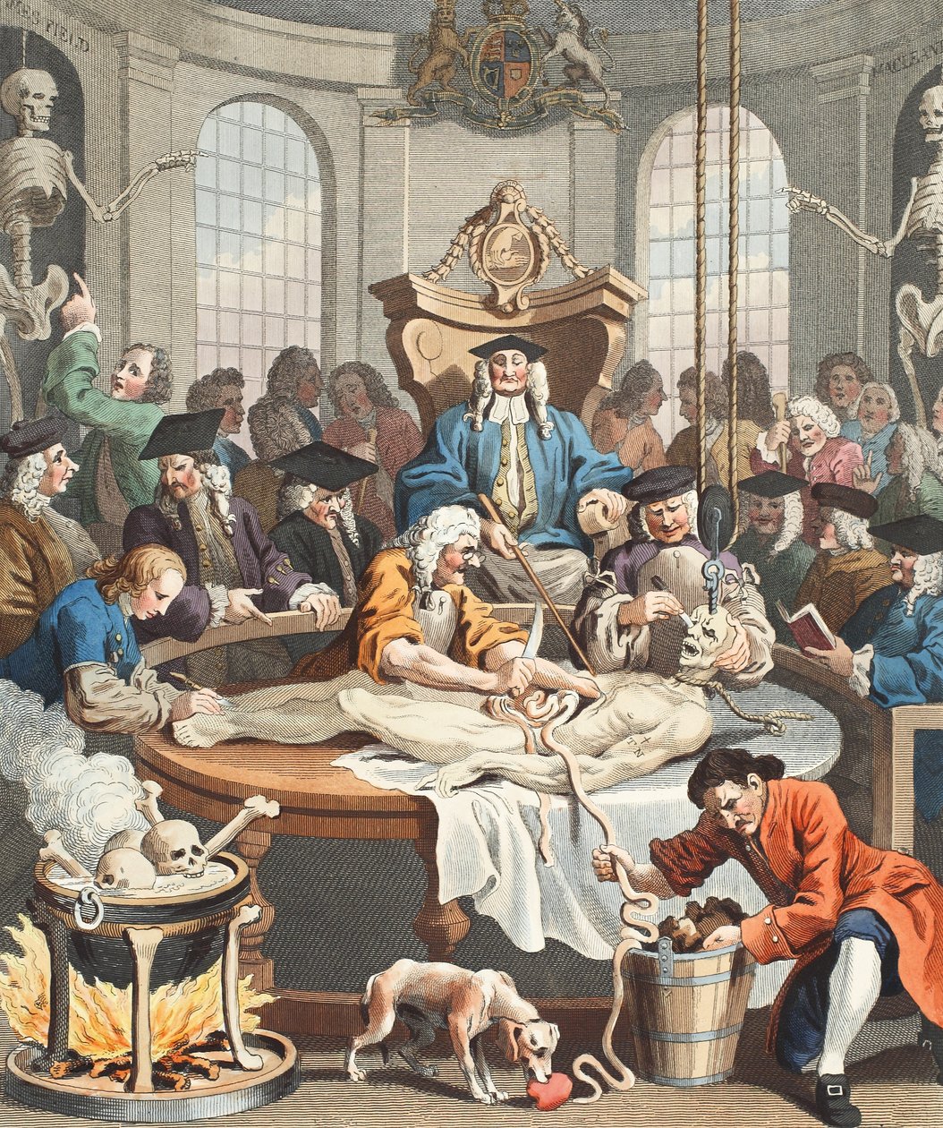 Zalimliğin Dört Aşaması'ndan Zalimliğin Ödülü, 'Hogarth Restore Edildi: Thomas Cook tarafından yeniden oyulmuş ünlü William Hogarth'ın Bütün Eserleri'nden bir örnek, pub. 1812 (el boyaması gravür) by William Hogarth
