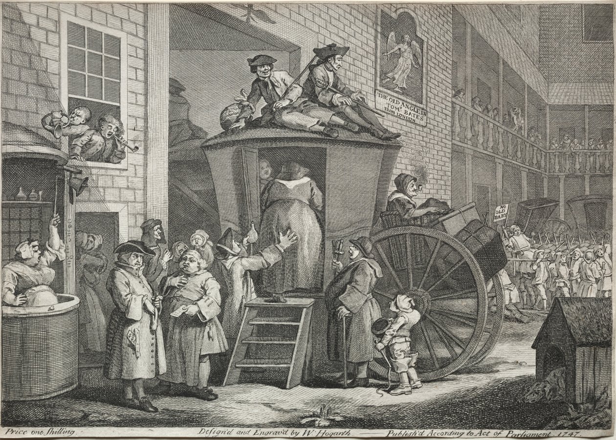 Sahne Antrenörü by William Hogarth