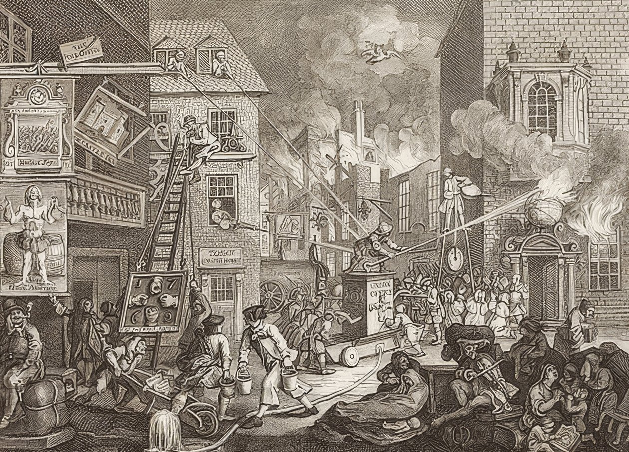 The Times, Levha 1 / Die Zeiten, Blatt 1. 1762 by William Hogarth